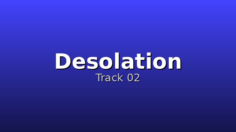 Desolation track cover