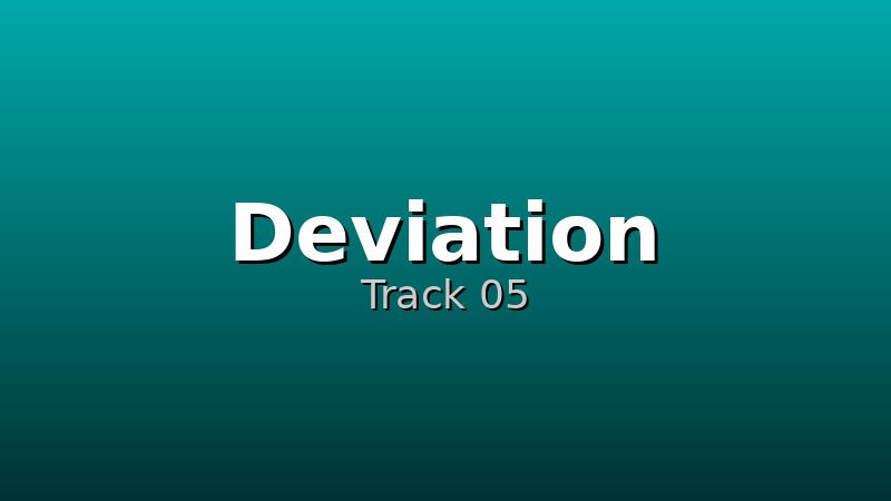 Deviation track cover